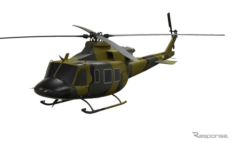 開発中の防衛省向け「UH-X」の模型