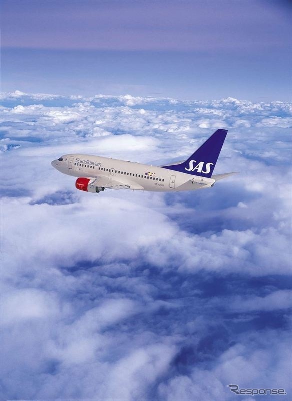 スカンジナビア航空機　source: SAS