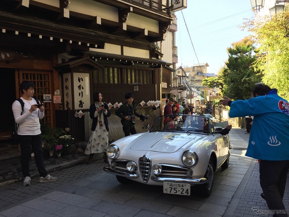 アルファロメオジュリエッタスパイダー。