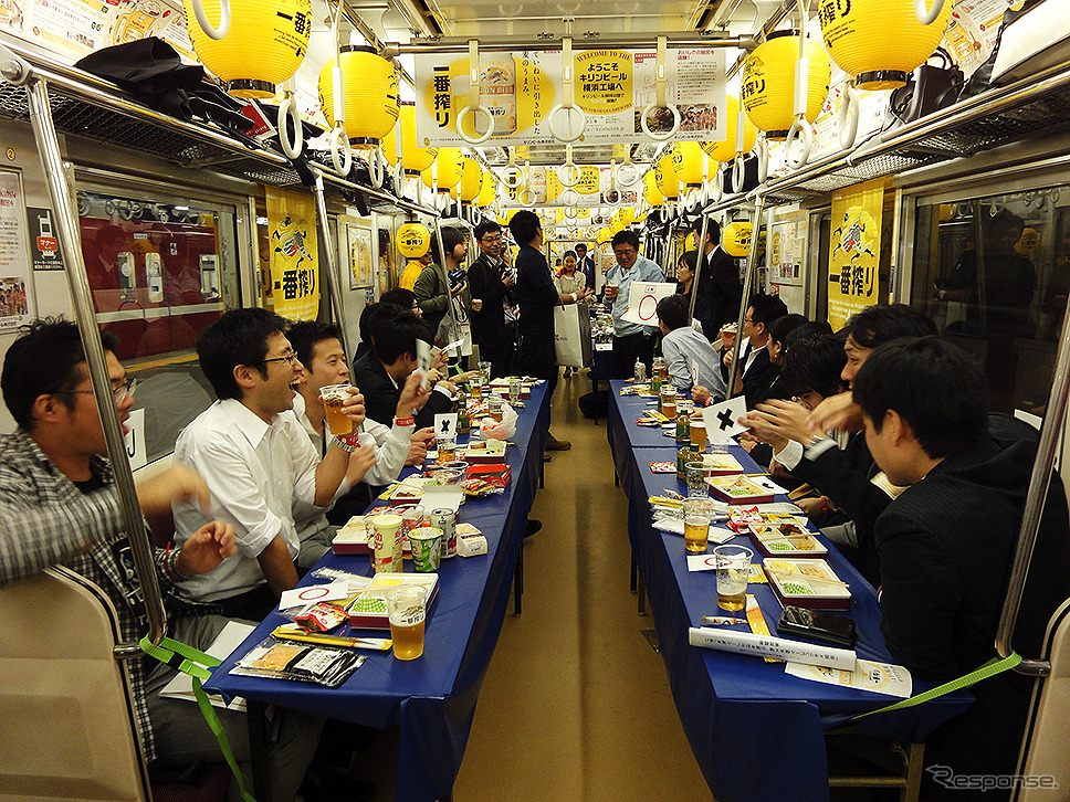 「京急×キリンビール横浜工場90周年記念ビール電車」（10月14日 金曜夜、京急大師線ほか）