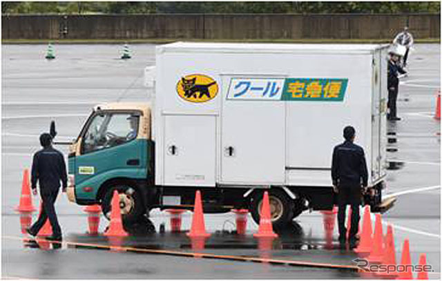 2トンMPバン運転実技の模様