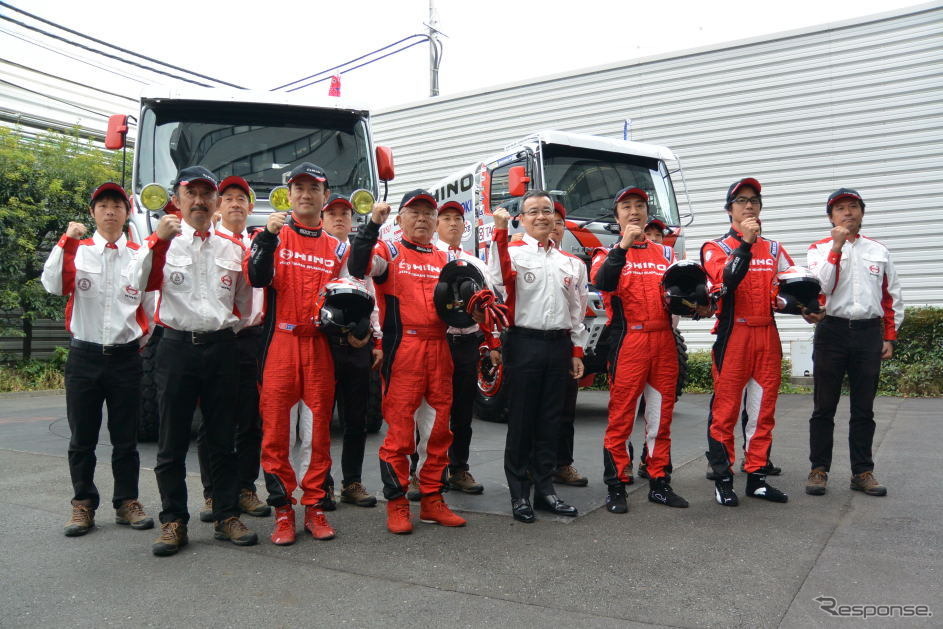 日野チームスガワラ ダカールラリー2017 参戦会見