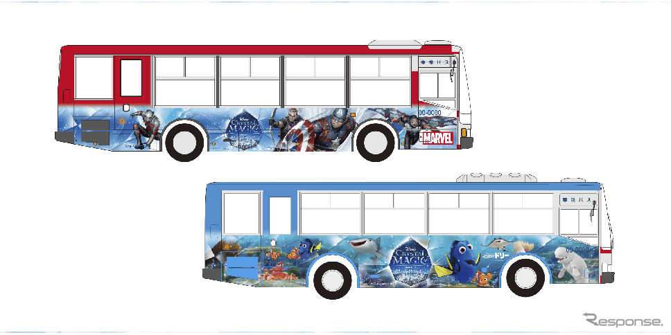 東急Disney電車「TOKYU CHRISTMAS WONDERLAND 2016 －Disney CRYSTAL MAGIC－」