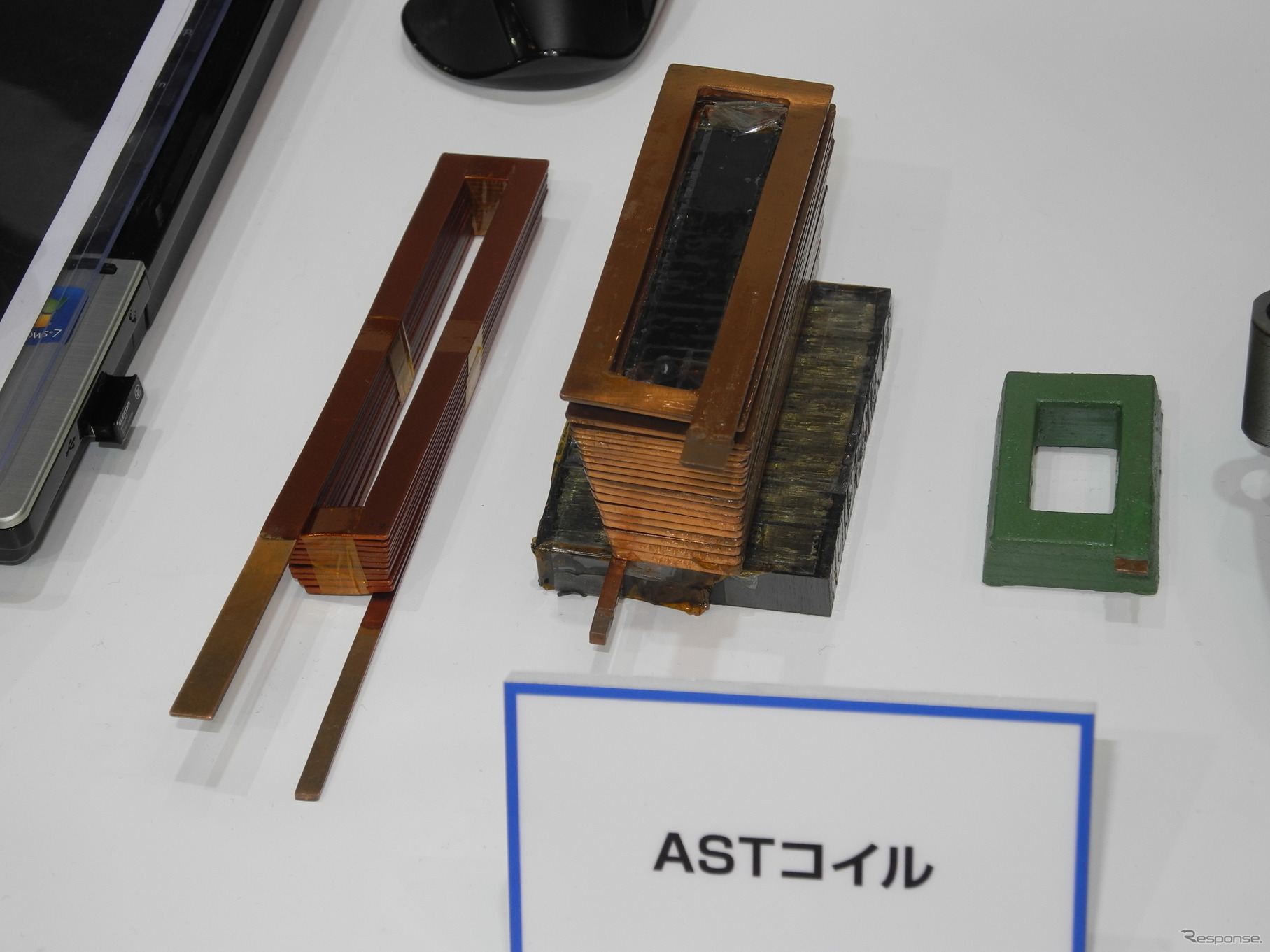 アスターが開発した「ASTコイル」。モーターの小型化と高出力化を実現した新型コイル