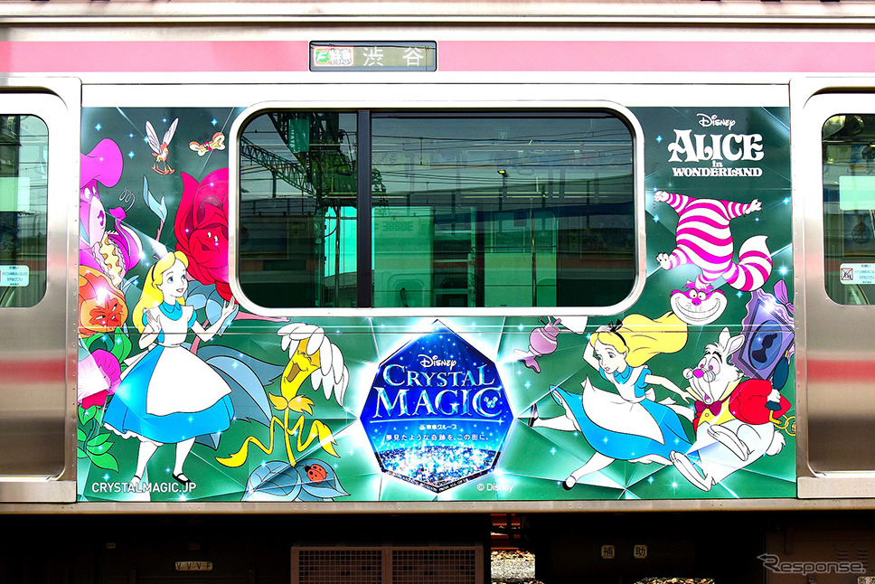 東急Disney電車「TOKYU CHRISTMAS WONDERLAND 2016 －Disney CRYSTAL MAGIC－」