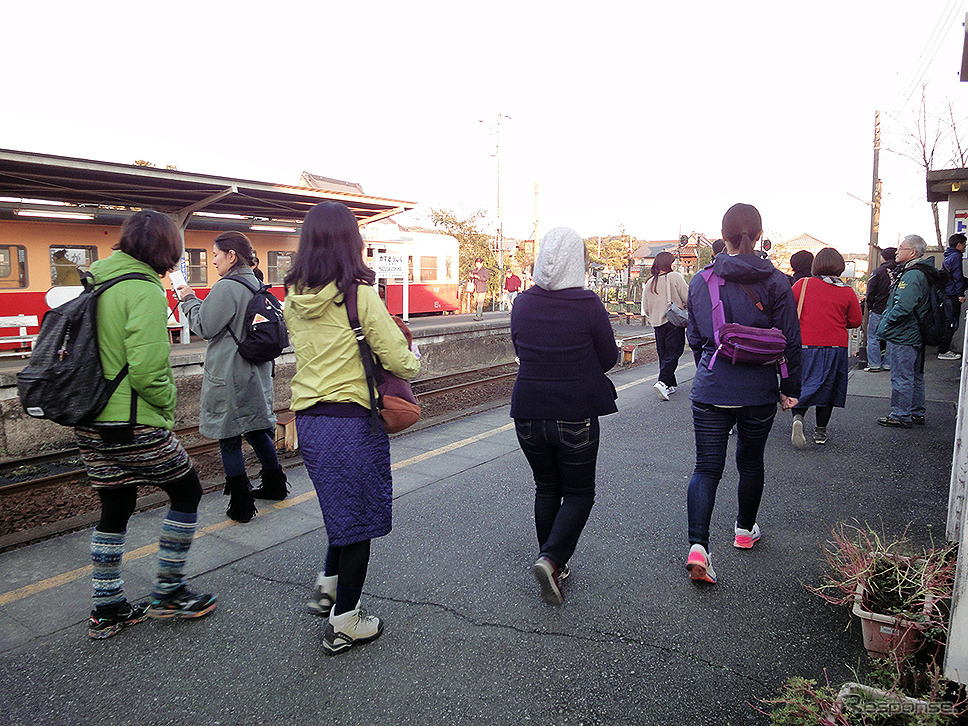 小湊鉄道線「里山トロッコ」（上総牛久駅）