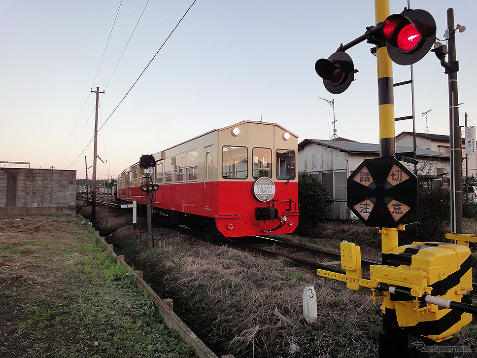 小湊鉄道線「里山トロッコ」（上総牛久駅）