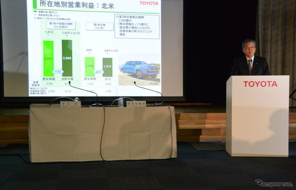 トヨタ自動車 決算会見