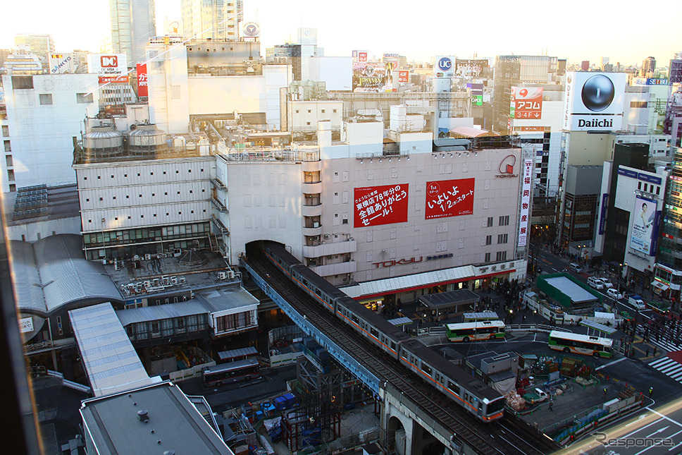 2013年1月の渋谷