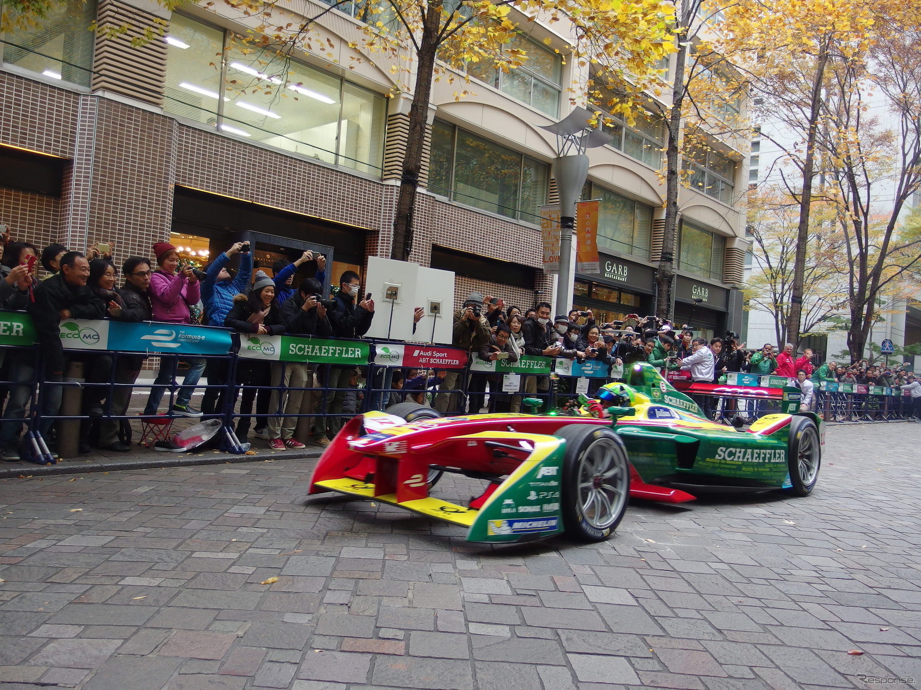 フォーミュラE東京丸の内デモラン（11月23日）