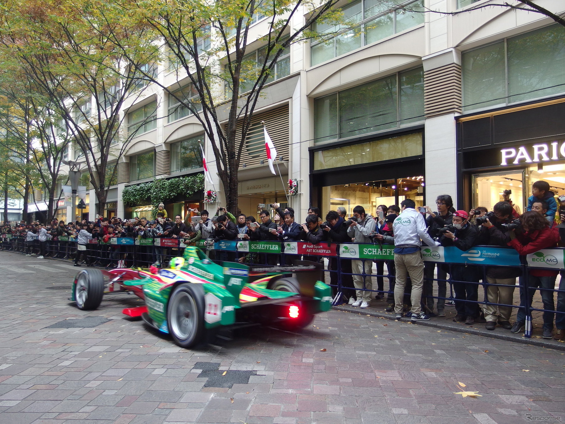 フォーミュラE東京丸の内デモラン（11月23日）