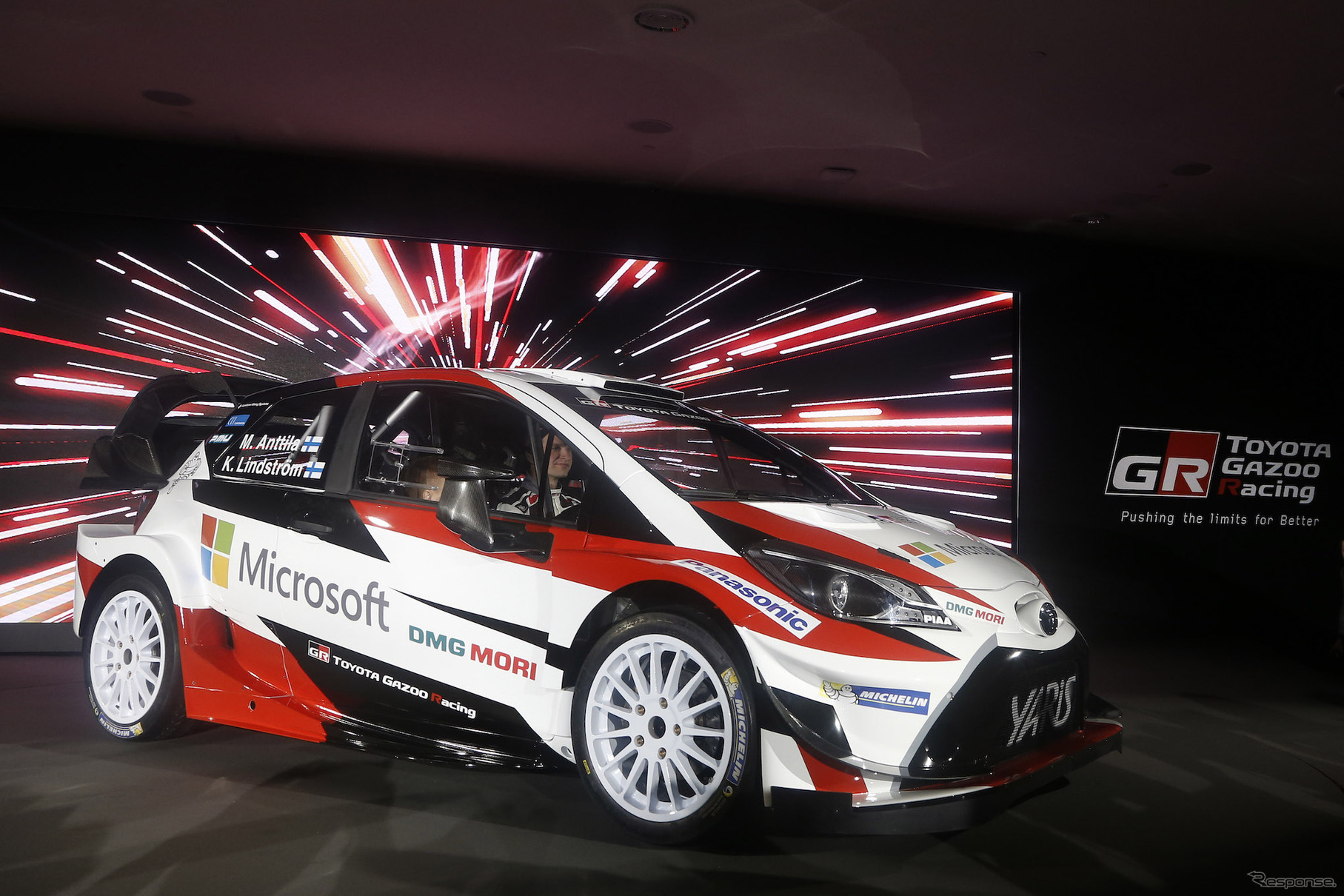 トヨタのWRC参戦車「ヤリスWRC」。