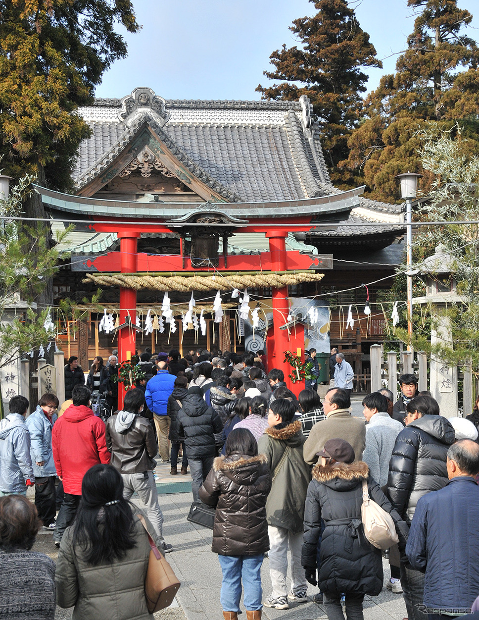 箭弓神社初詣