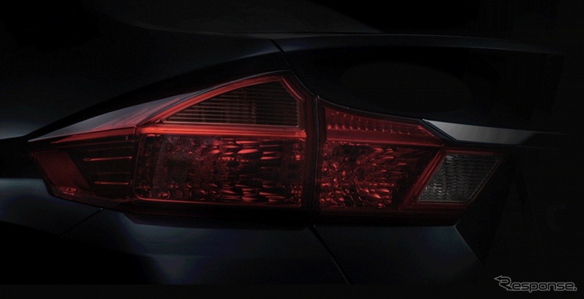 ホンダ・シティ改良新型の予告イメージ