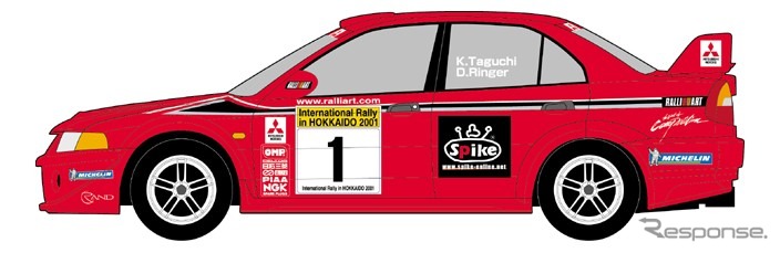 北海道でラリーアート・ヨーロッパの走り、WRC三菱ワークスチームが来る