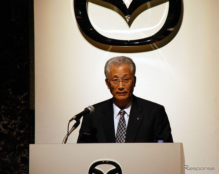 マツダの井巻社長、「胸にジーンとくるものがある」