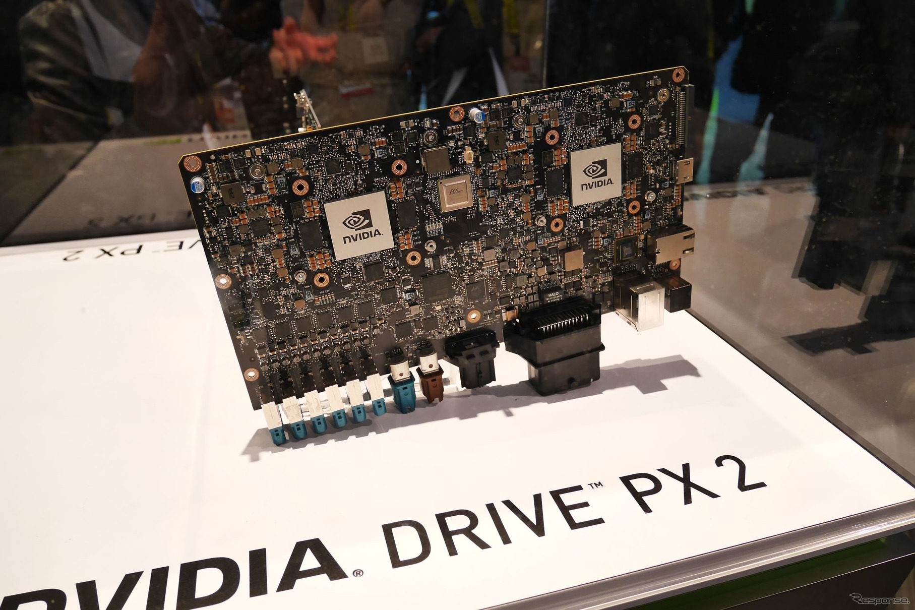 NVIDIAの「DRIVE PX2」。テスラ『モデルS』などで搭載実績がある。
