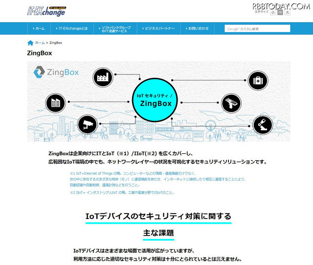 ZingBoxは企業向けにIT、IoT、IIoT（インダストリアルIoT＝工業や産業分野でのIoT）を広くカバー。ネットワークレイヤーの状況を可視化する（画像は公式Webサイトより）