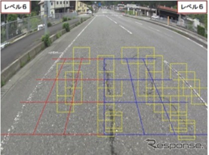 ひび割れ検出のイメージ
