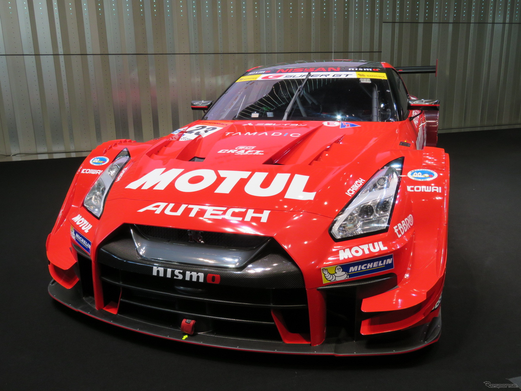 今季型の『Nissan GT-R NISMO GT500』（#23 ニスモ）。