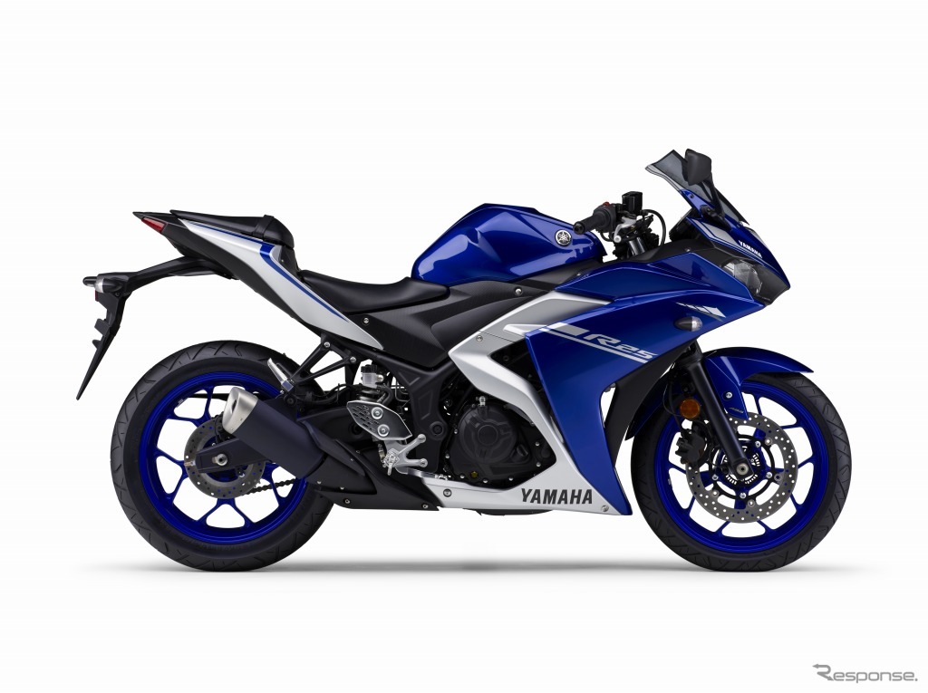 ヤマハ YZF-R3/R25、2017年モデルを発売…カラー＆グラフィック変更