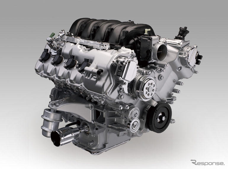 【レクサス LS600h 発表】2番目のエンジン---5.0リットル