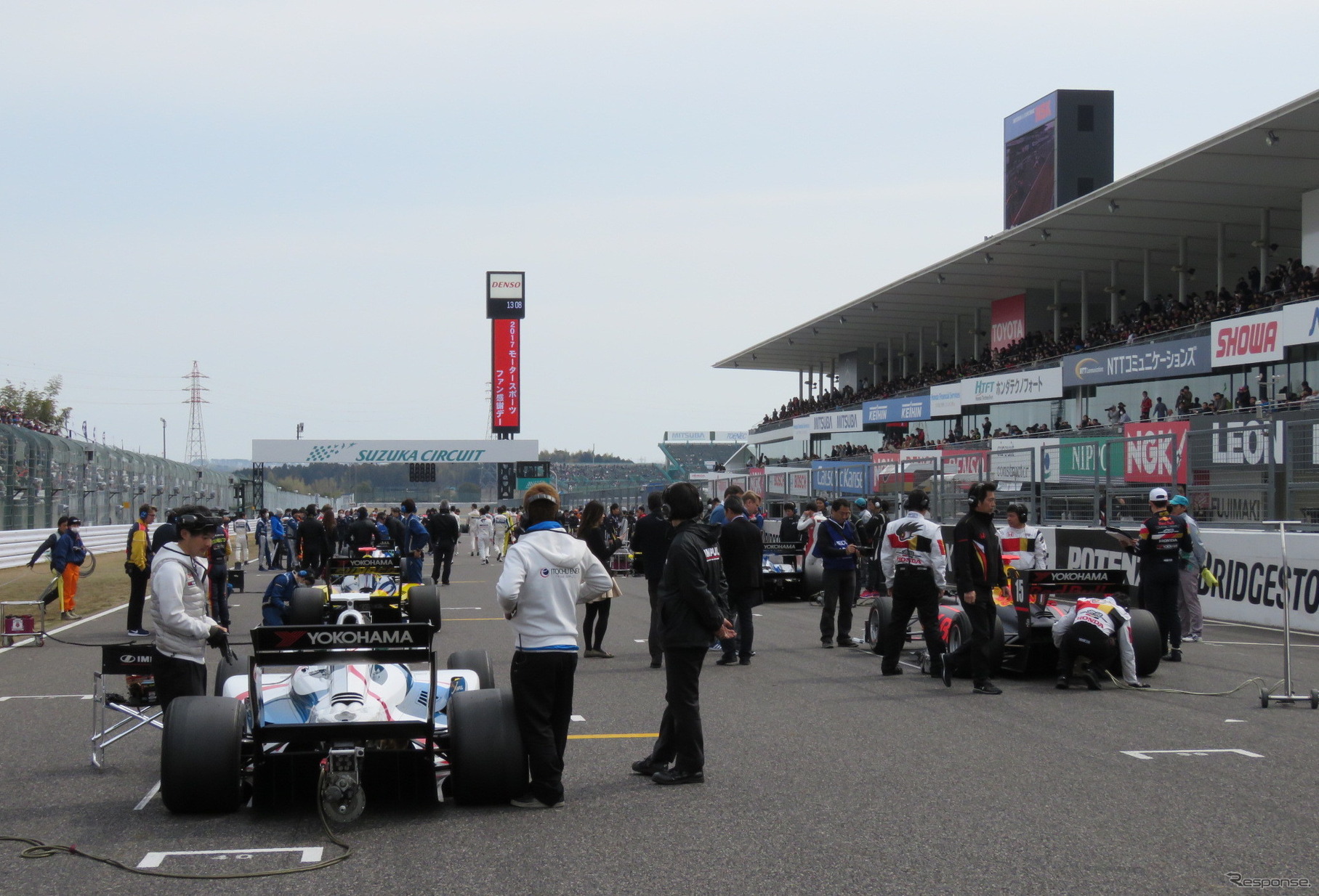 全19台がデモレースを戦った。