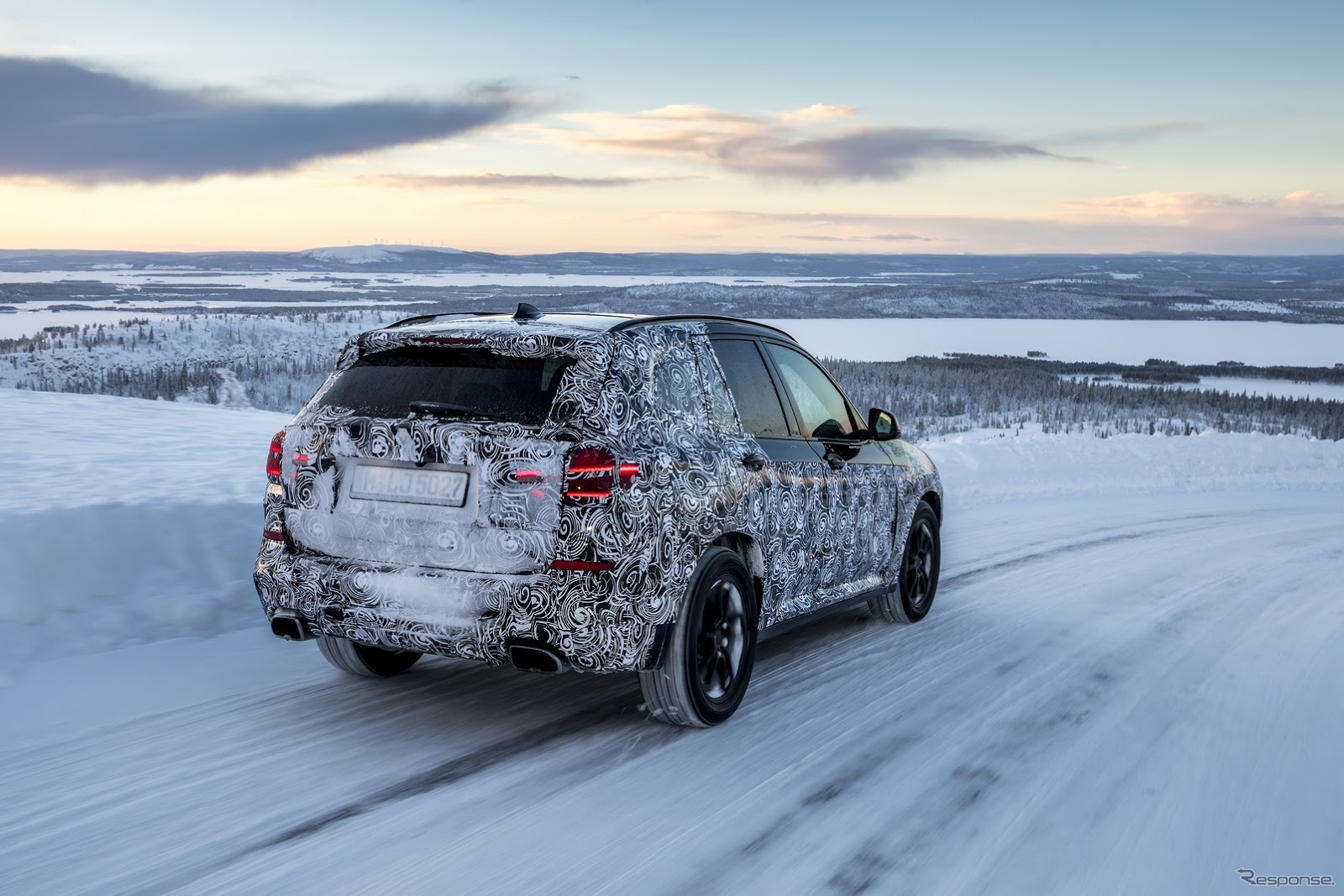 BMW X3 次期型の開発プロトタイプ車