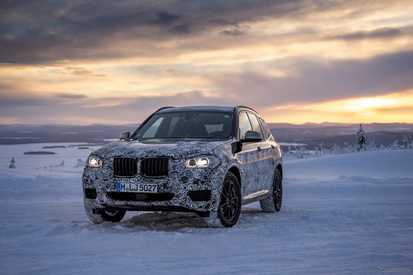 BMW X3 次期型の開発プロトタイプ車