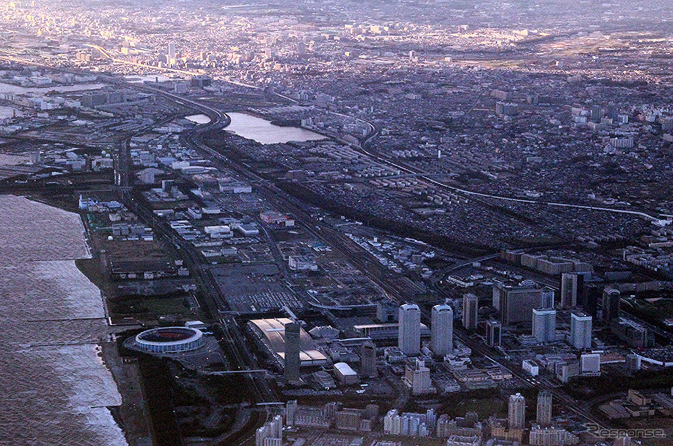 京葉線上空