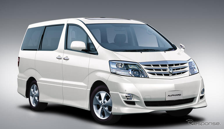 トヨタ アルファード を一部改良、特別仕様車も設定
