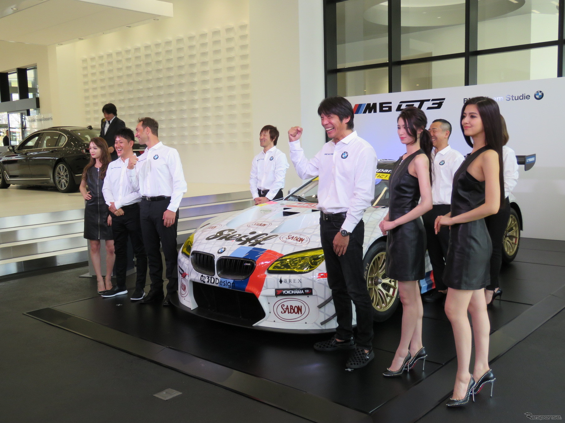 BMW Group Tokyo Bayで実施された「BMW Team Studie」の今季体制発表会。