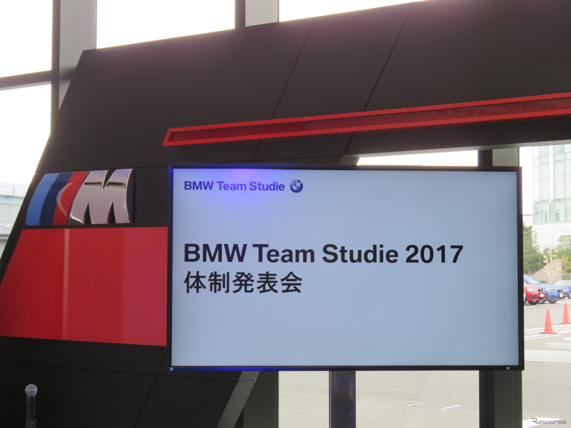 BMW Group Tokyo Bayで実施された「BMW Team Studie」の今季体制発表会。