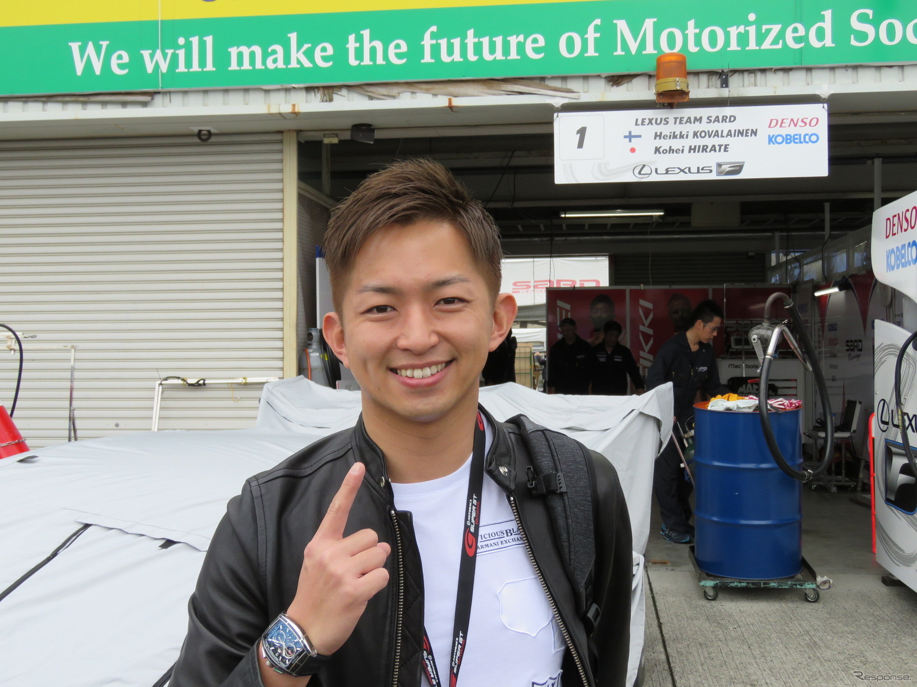 連覇を目指す昨季GT500王者、平手晃平。