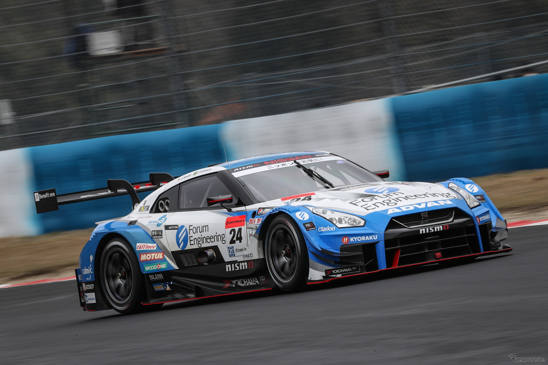 GT500クラス予選11位の#24 GT-R。