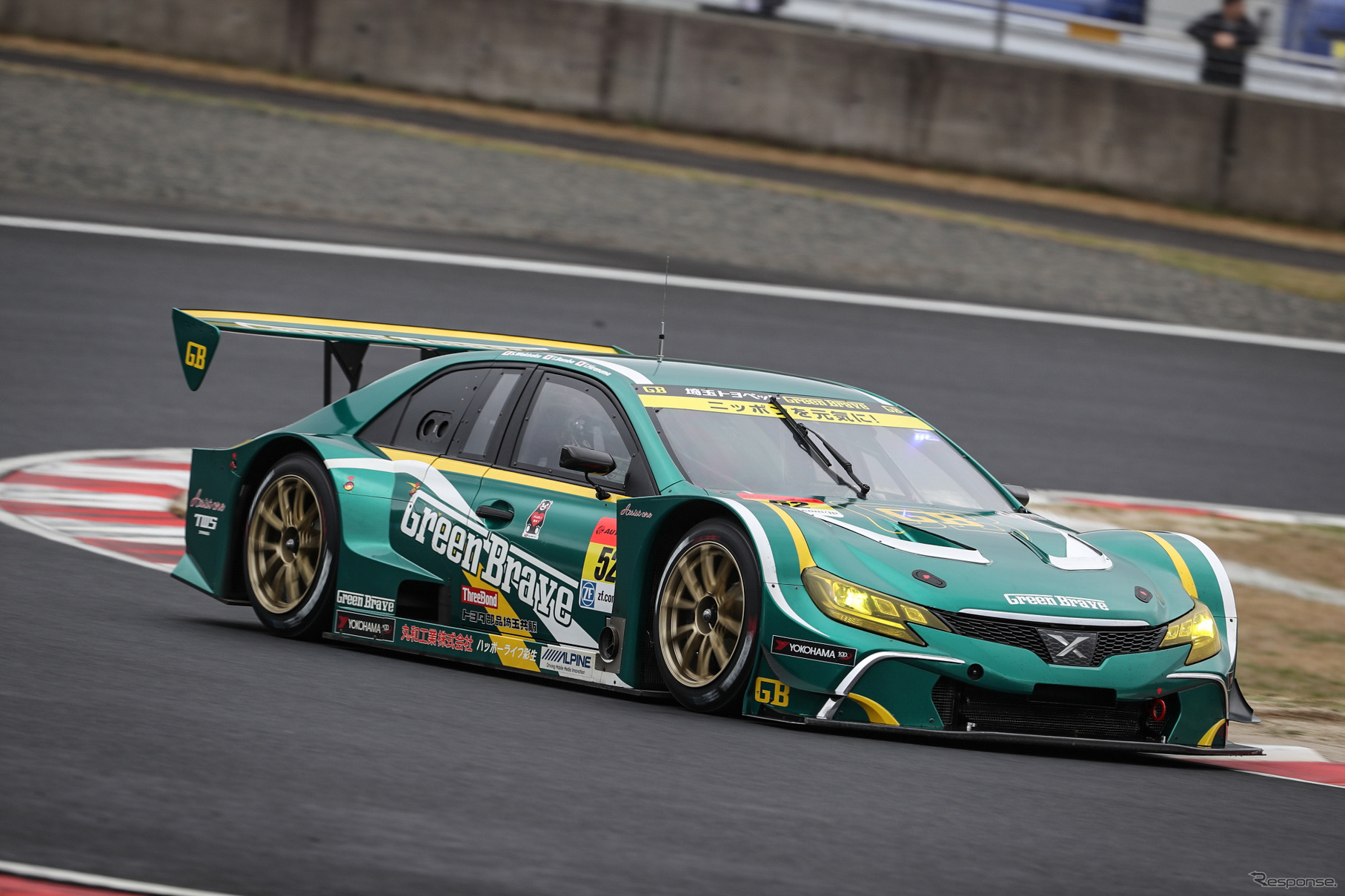 GT300クラス予選29位扱いの#52 マークX MC。