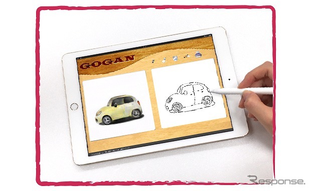 GoGAN　お絵かきコーナープリントサービス