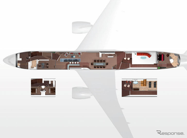 BMWがボーイング787の内装をデザイン