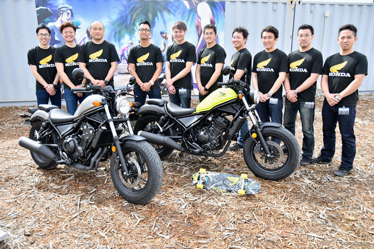 レブル500/250開発陣。