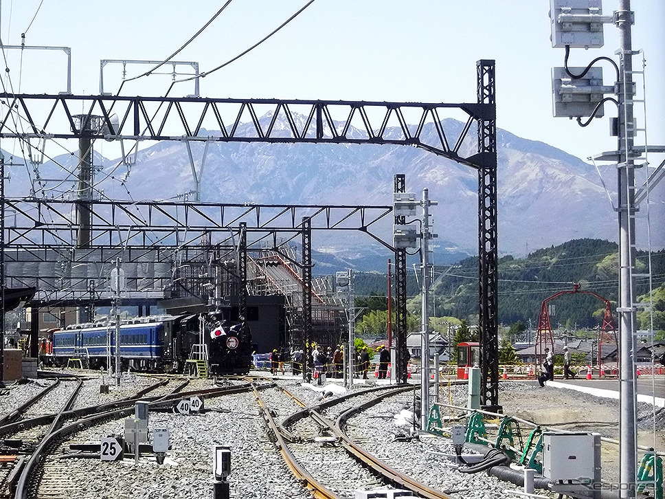 東武鉄道 下今市機関区（メディア向け・地元住民向け公開、5月2日）