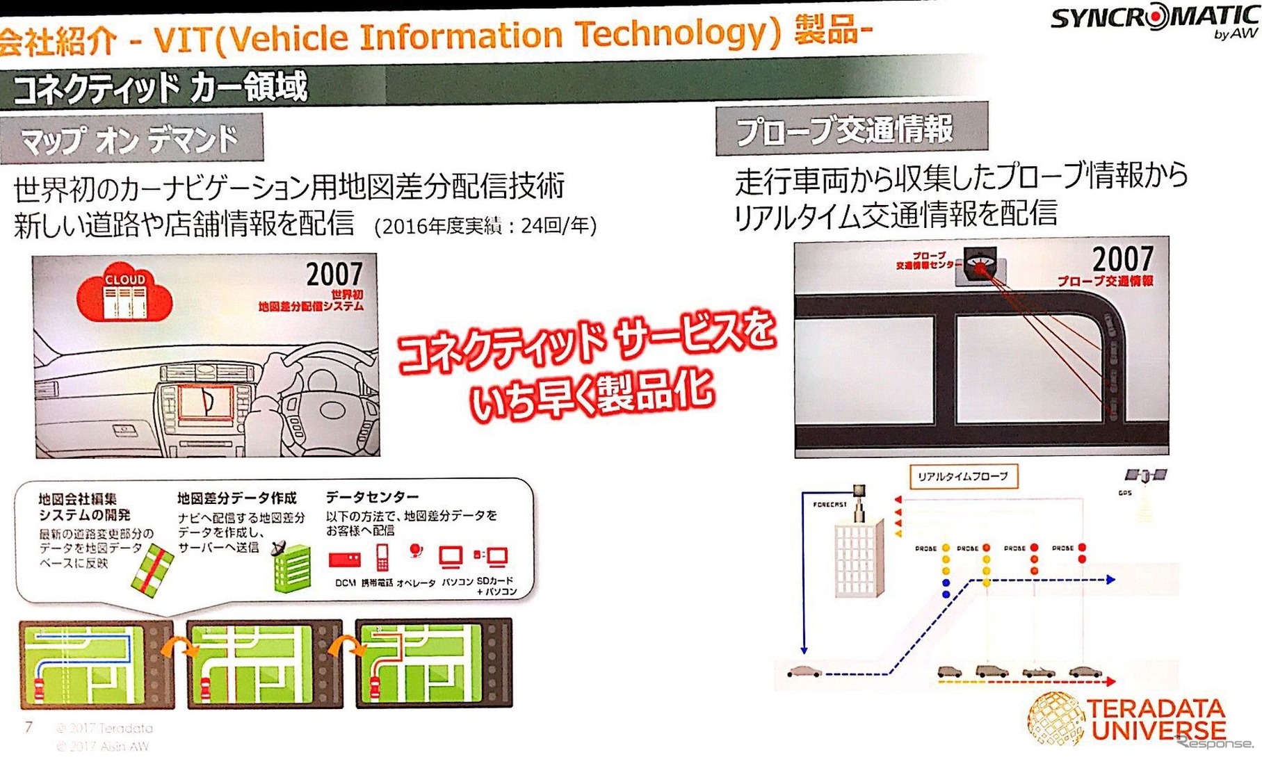 アイシンAWが取り組む「近未来予測」とは【Teradata Universe】