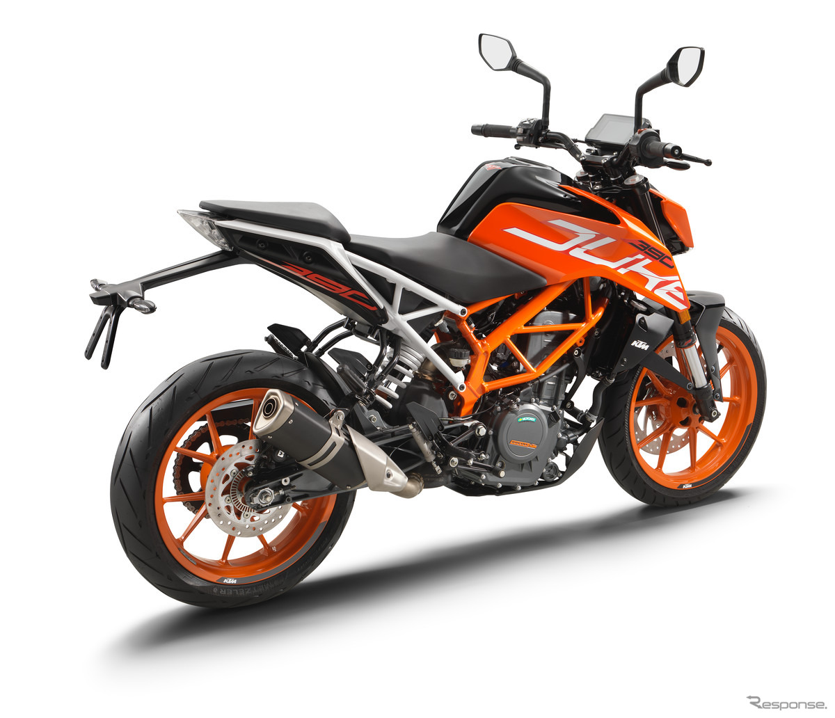 フルモデルチェンジした2017年式 KTM 390デューク