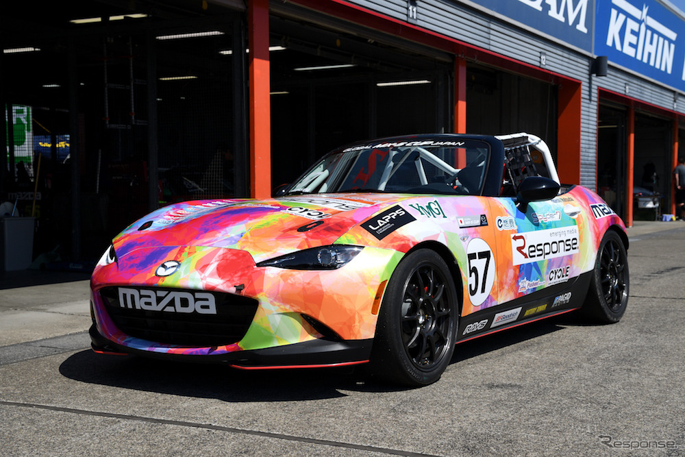 MX-5カップジャパン第3戦に参戦したレスポンスチームのMX-5