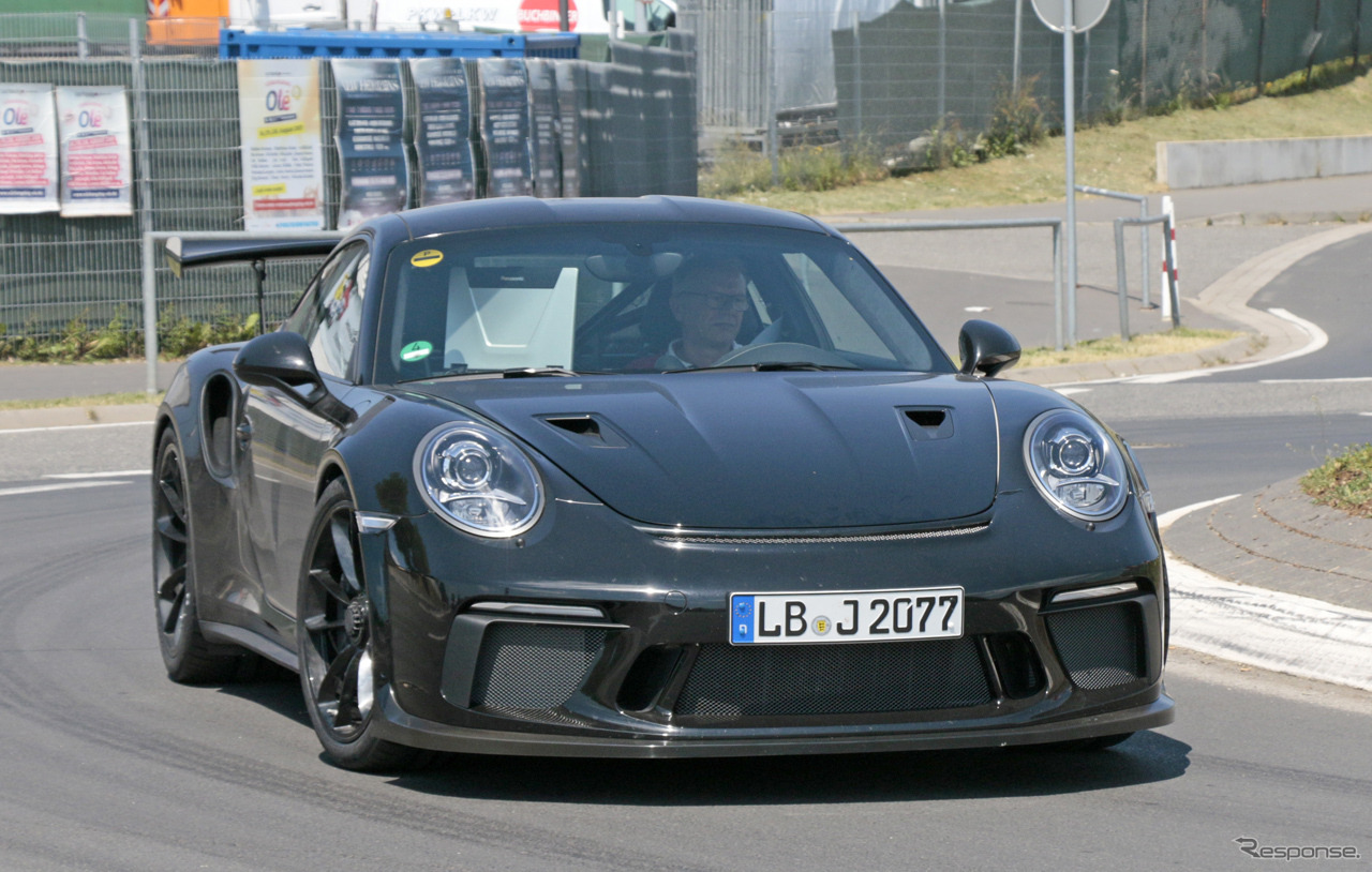 ポルシェ 911 GT3 RS 次期型 スクープ写真