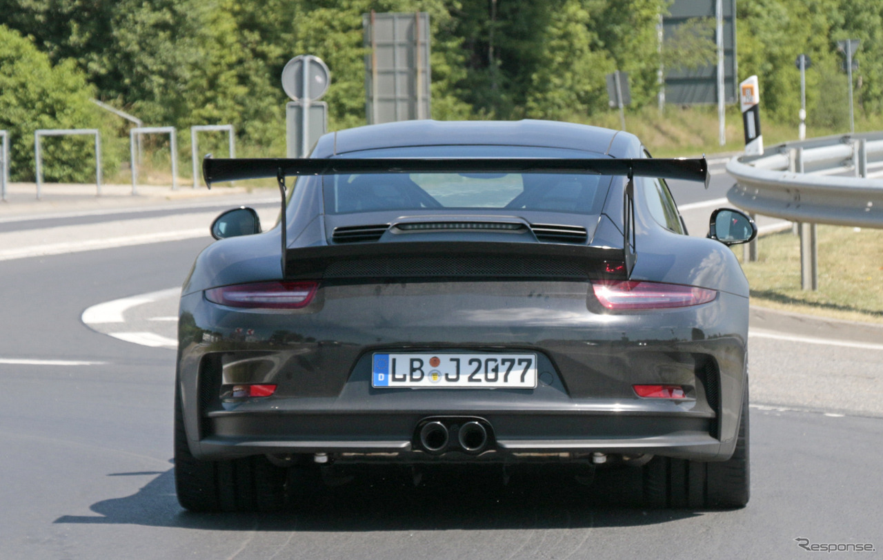 ポルシェ 911 GT3 RS 次期型 スクープ写真