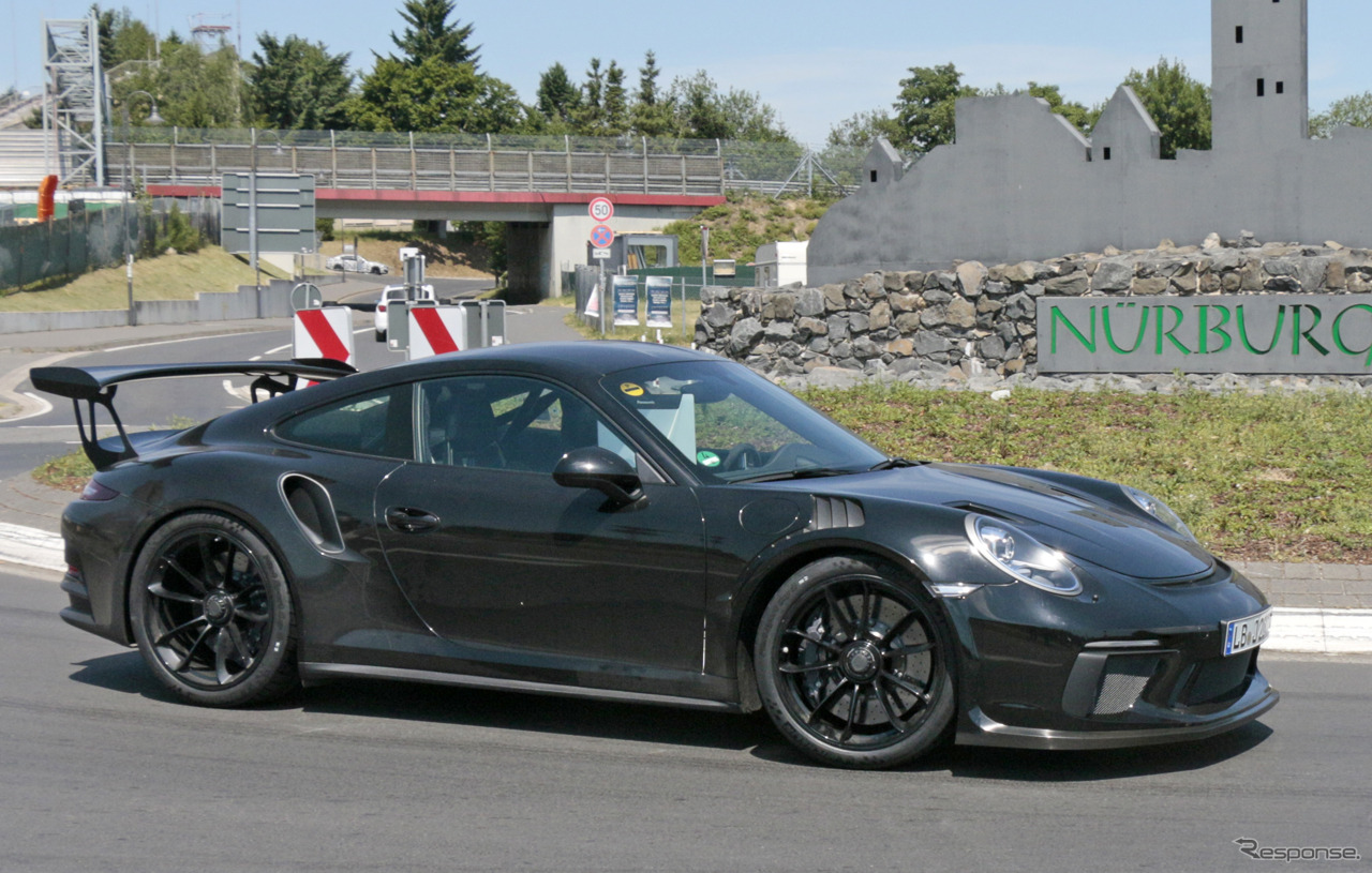 ポルシェ 911 GT3 RS 次期型 スクープ写真