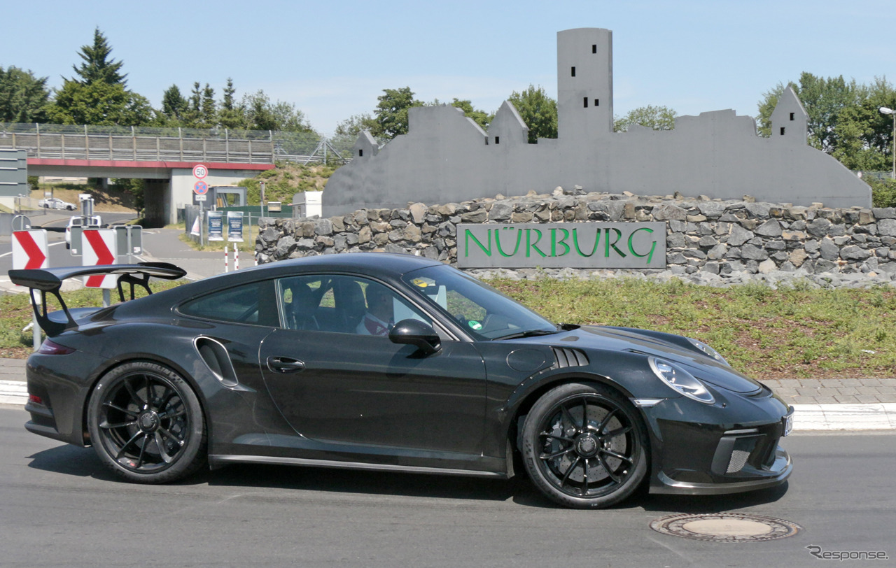 ポルシェ 911 GT3 RS 次期型 スクープ写真