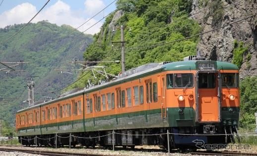 5月20日から運用に入っている、湘南色のしなの鉄道115系S3編成。