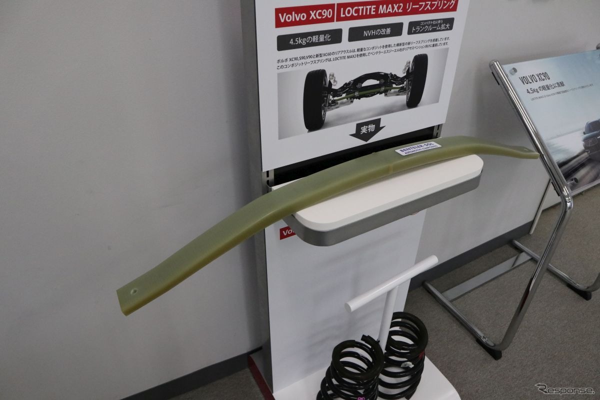 ボルボXC90に採用されたリーフスプリング