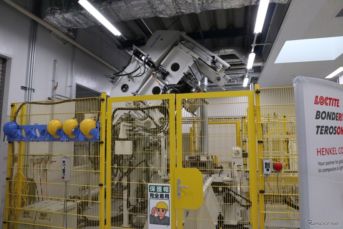 ラボに設置されたHP-RTM